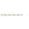 Listwa LED HQ-210E3 24V 9.6 W/m